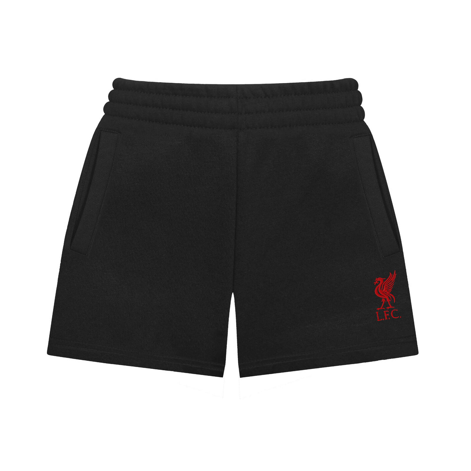 LIVERPOOL FC Liverpool FC Boys Shorts Jogger Fleece Kids OFFICIAL Football Gift