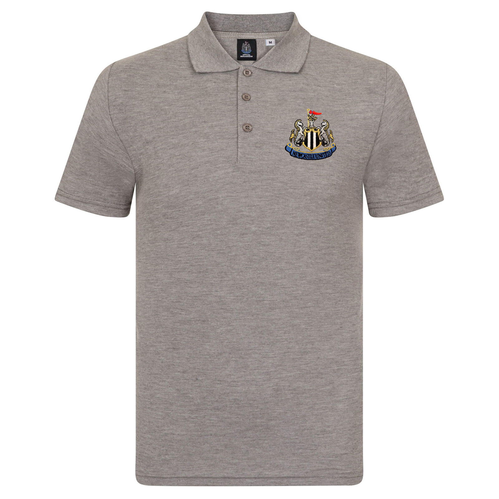 Newcastle United Mens Polo Shirt Crest OFFICIAL Football Gift 1/6