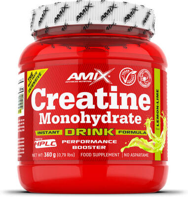 Creatine monohydraat drank - 360g sinaasappel amix nutrition