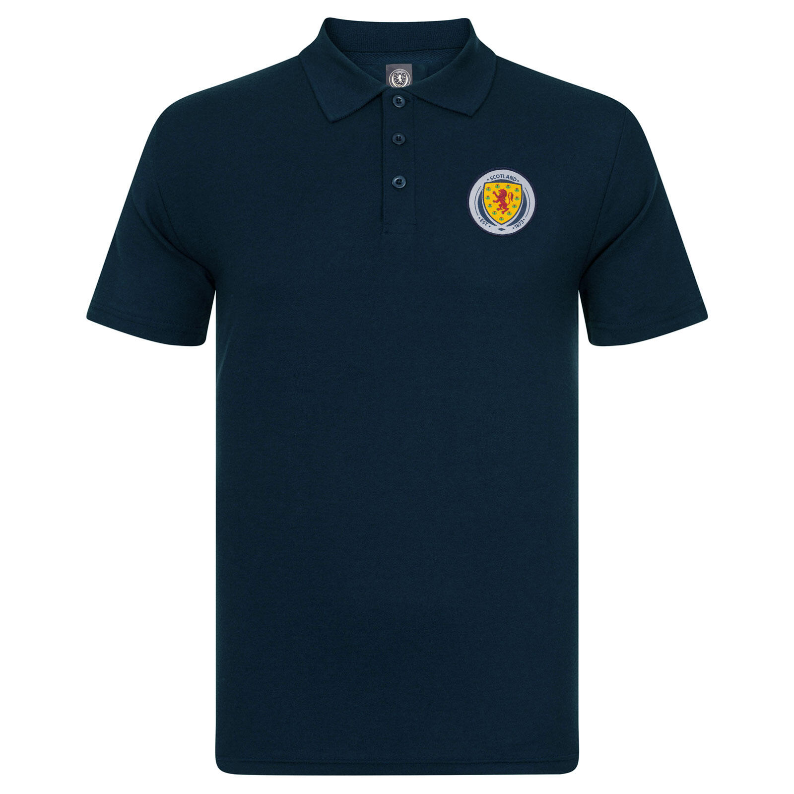 SCOTTISH FA Scotland Mens Polo Shirt Crest OFFICIAL Football Gift