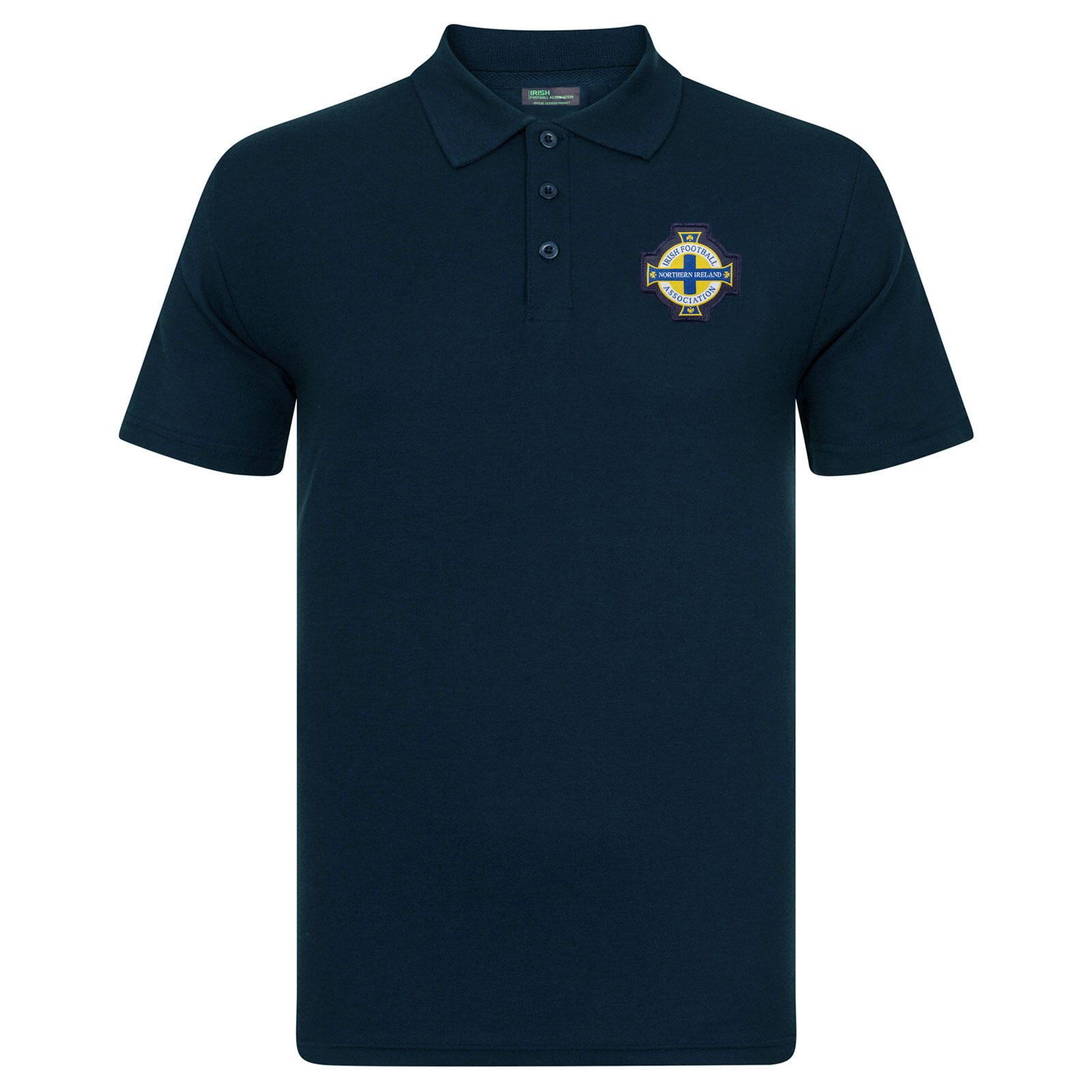 Northern Ireland Mens Polo Shirt Crest OFFICIAL Football Gift 1/2