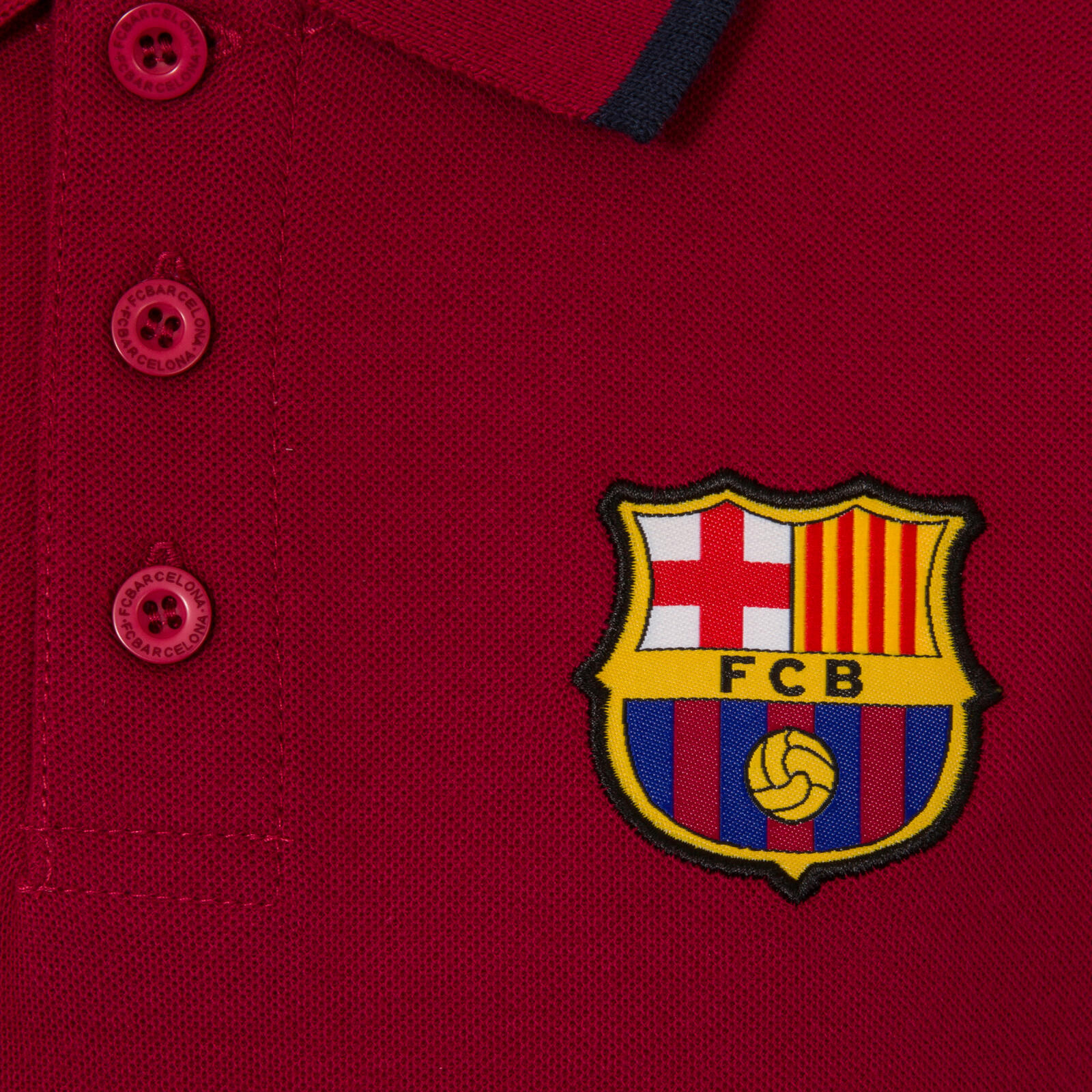 FC Barcelona Boys Polo Shirt Crest Kids OFFICIAL Football Gift 2/6