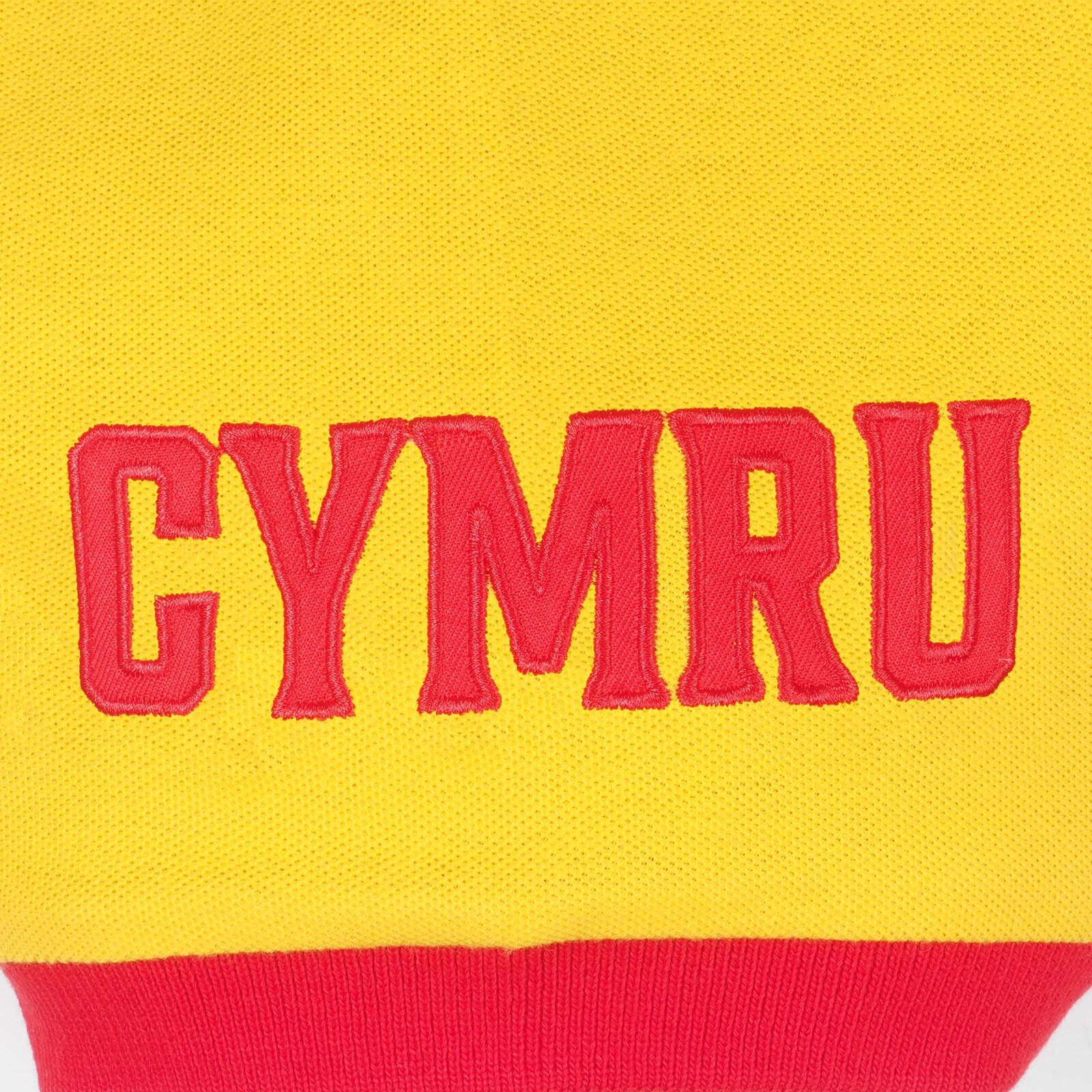 Wales Cymru Boys Polo Shirt Contrast Sleeve Kids FAW OFFICIAL Football Gift 3/4