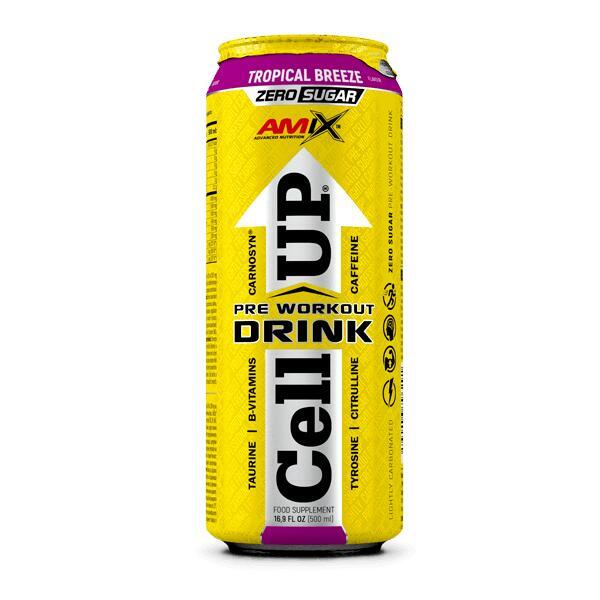 CellUp Pre-Workout Drink - 500ml Tropical de AmiXpro® series