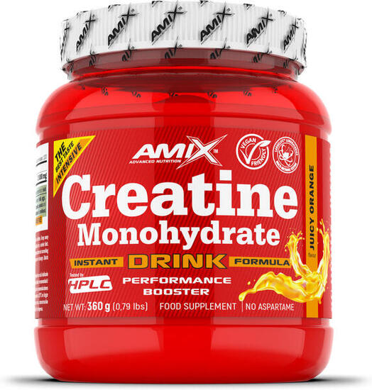 Kreatin Monohydrat-Getränk - 360 g Orange Amix Nutrition