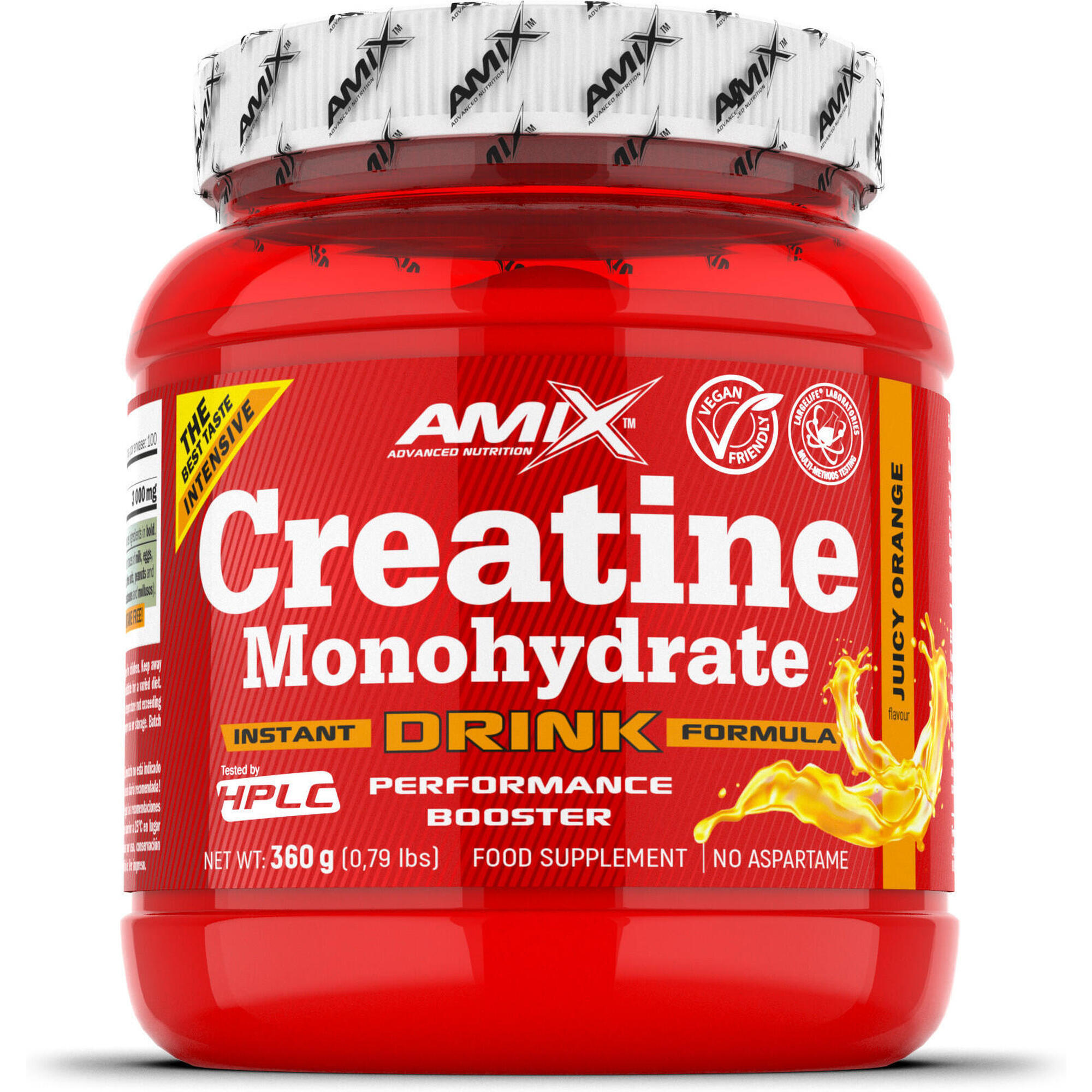 Amix - Creatine Monohydrate Drink - 360g Orange De Amix Nutrition - Créatine - Decathlon