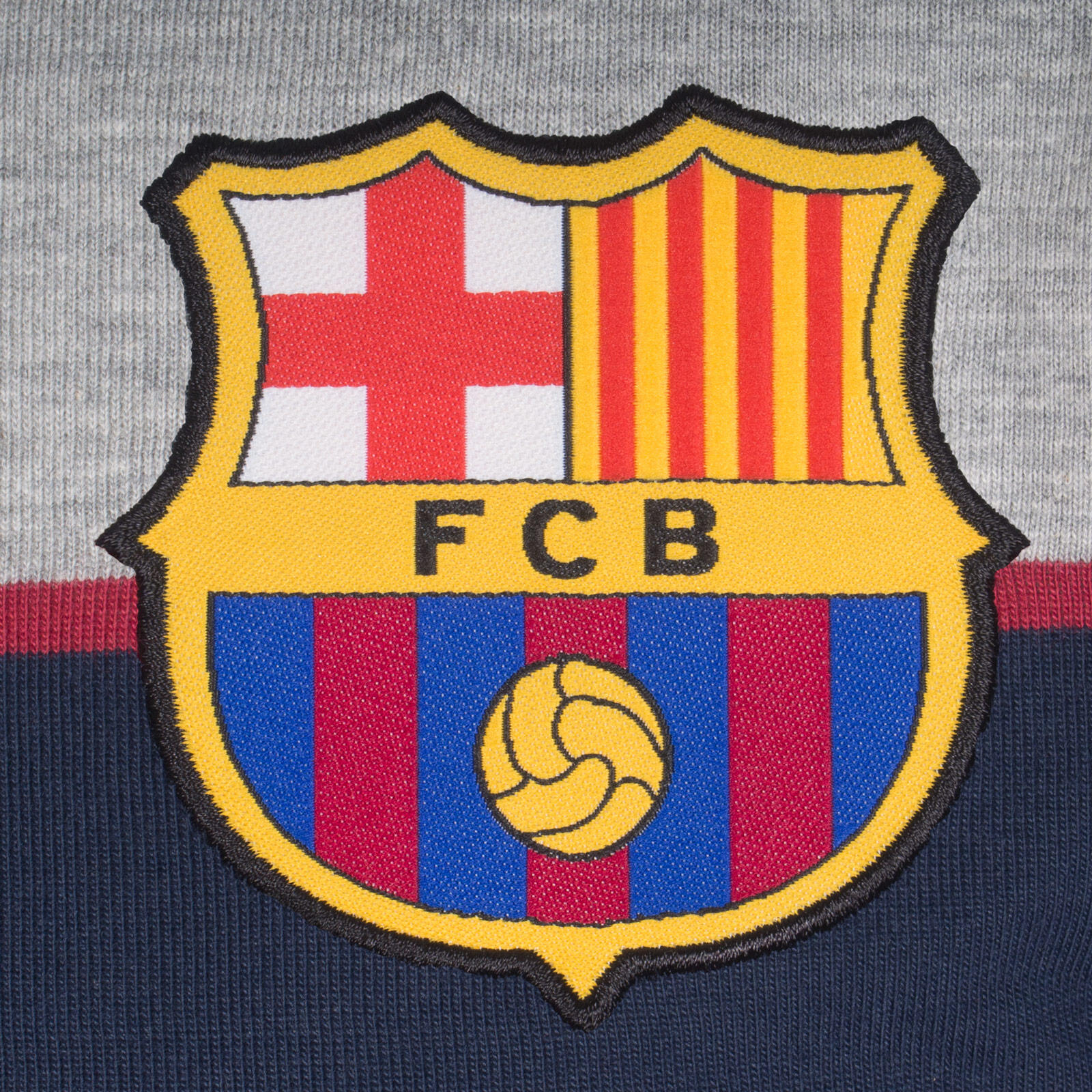 FC Barcelona Mens Polo Shirt Striped OFFICIAL Football Gift 3/6