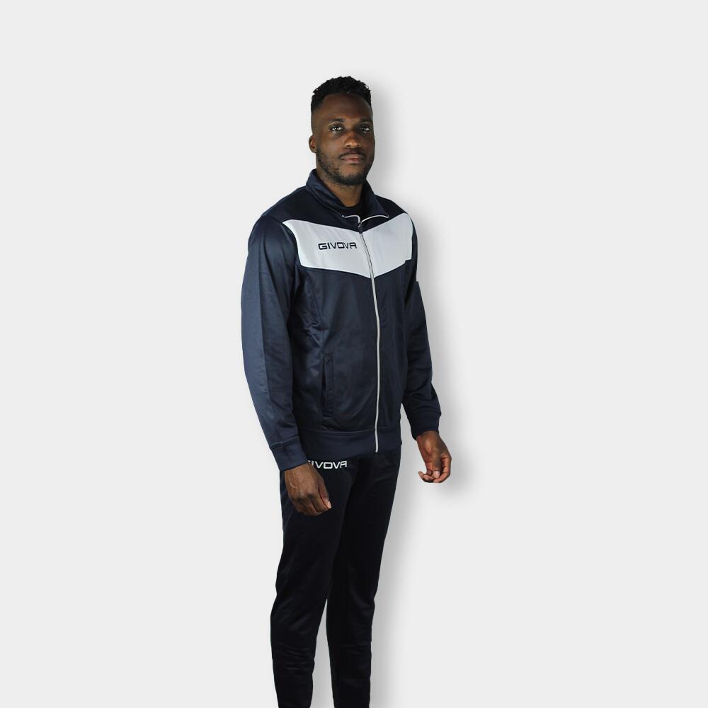 Chandal Visa 4S Marino/Blanco Poliéster 2/3