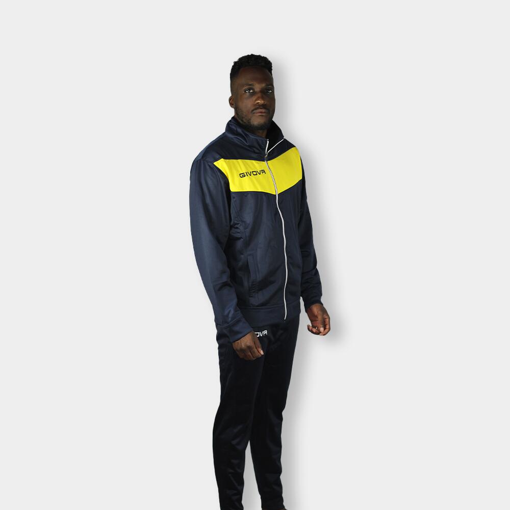 Chandal Visa 4S Marino/Amarillo Poliéster 2/3