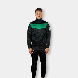 Chandal Visa 4S Negro/Verde Poliéster