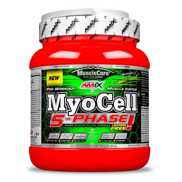 MyoCell 5-Phase - 500g Ponche de Frutas de Amix Muscle Core