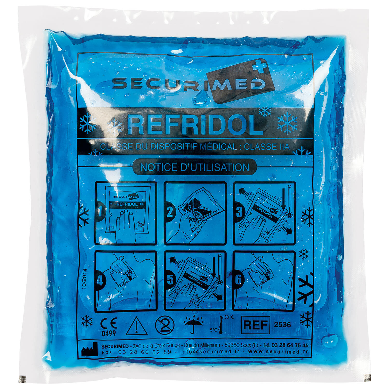 Poche de froid instantané à usage unique Refridol 2/2