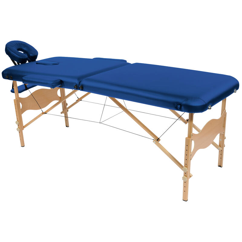 Table de massage pliable & transportable KinBasic bleue
