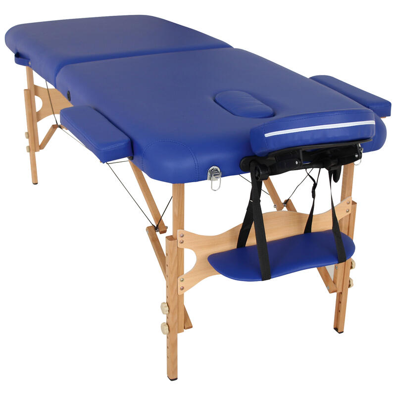 Table de massage pliable & transportable KinBasic bleue