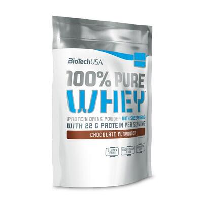100% Pure Whey - 1kg Fresa de Biotech USA