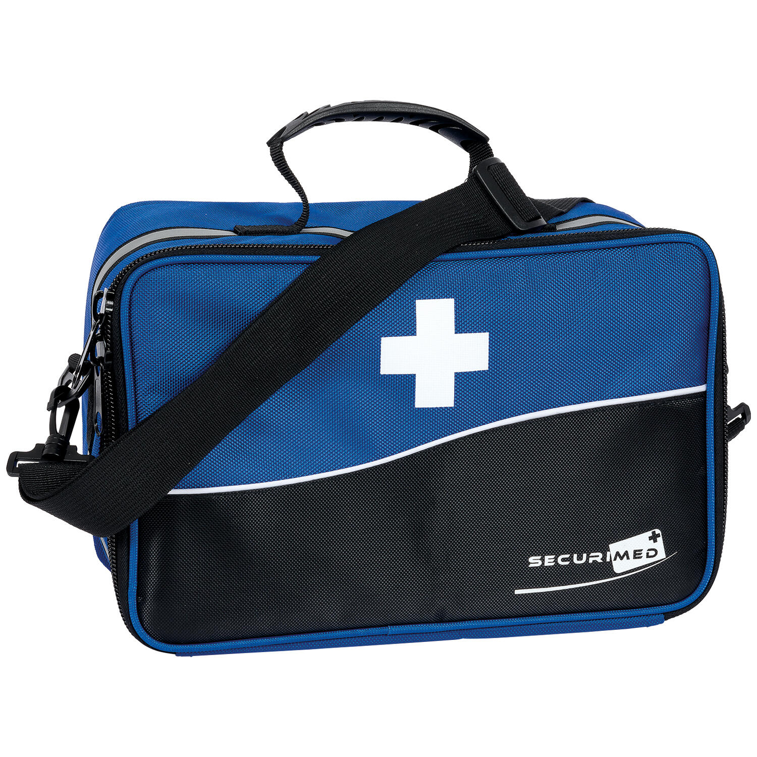 Trousse de 1er secours en Kit multipochettes bleue Module - 154 pièces 2/3