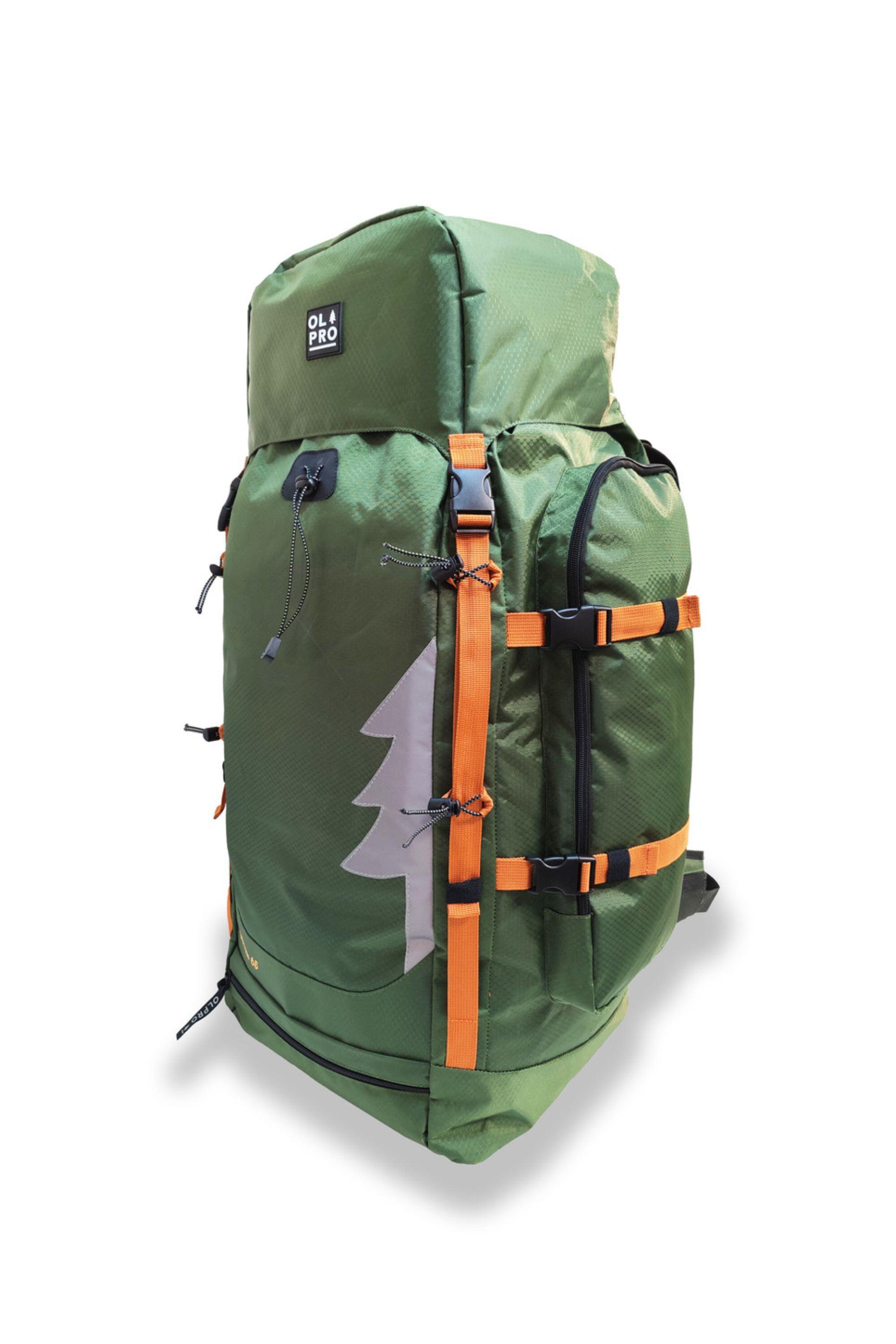 OLPRO 65L Rucksack Bag Green 3/4