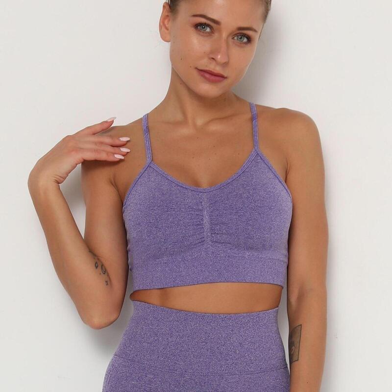 Shape Sport bh / Sport Cropped Top | Paars