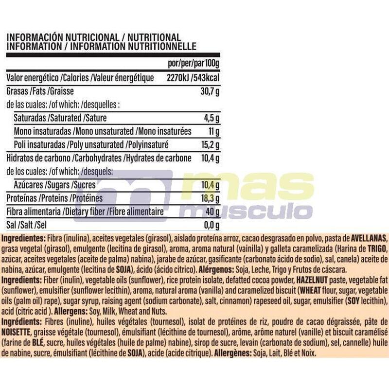 Natillas energéticas Life Pro Healthy Protein Cream Speculoos & Cocoa 250g