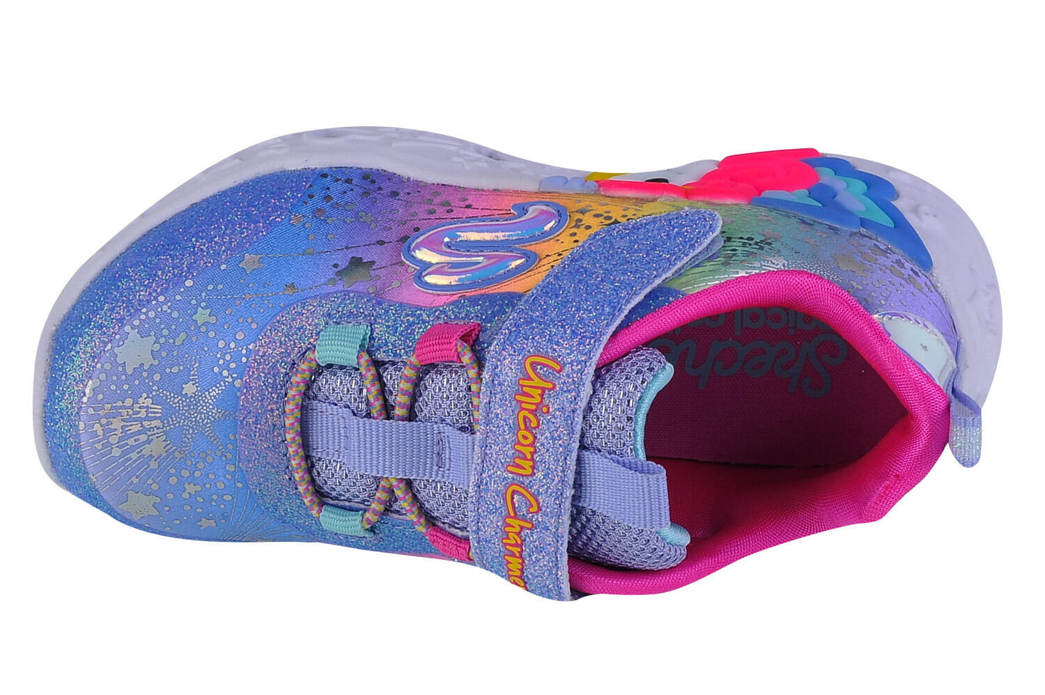 Skechers Unicorn Charmer-Twilight Dream treinador de bebé menina 3/5