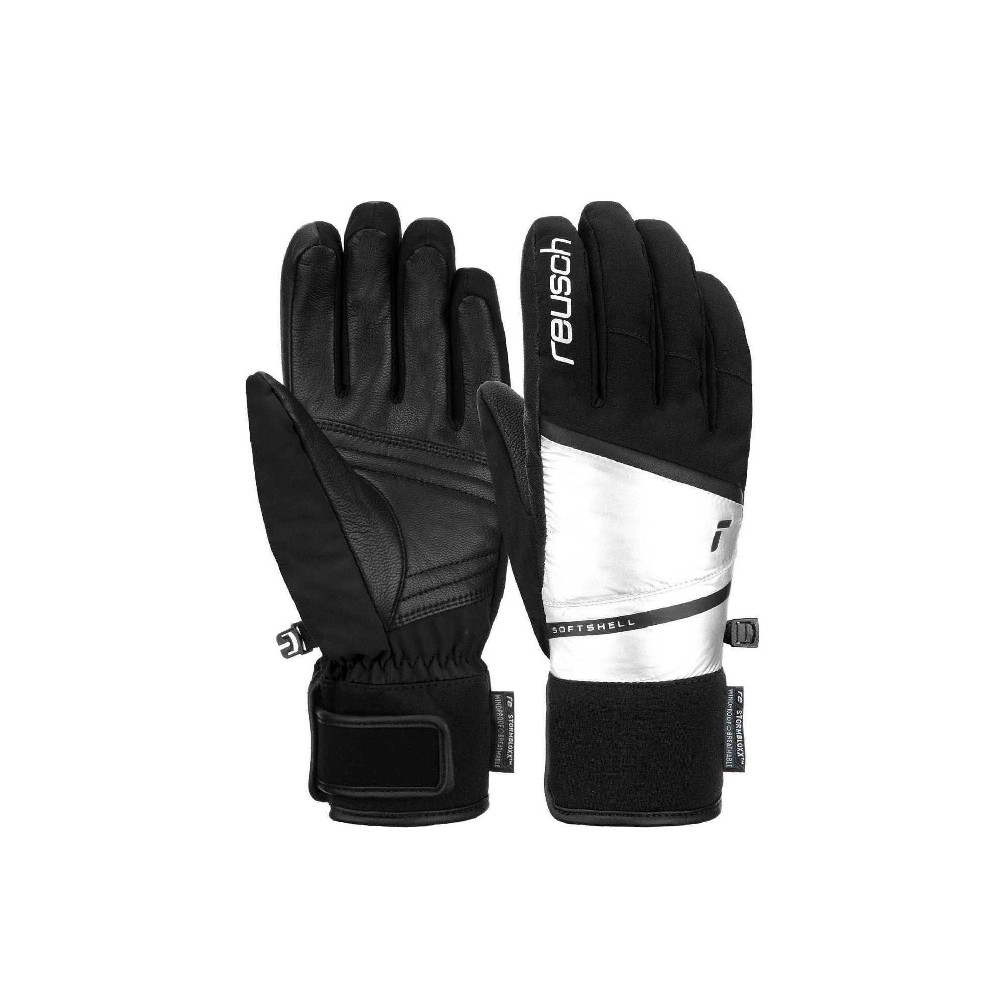 Reusch - Gants De Ski Reusch Tessa Stormbloxx - Gants - Blanc|noir - 6 - Decathlon