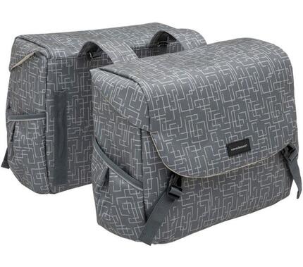 Dubbele fietstase Mondi Joy Double Ivy, Walnut