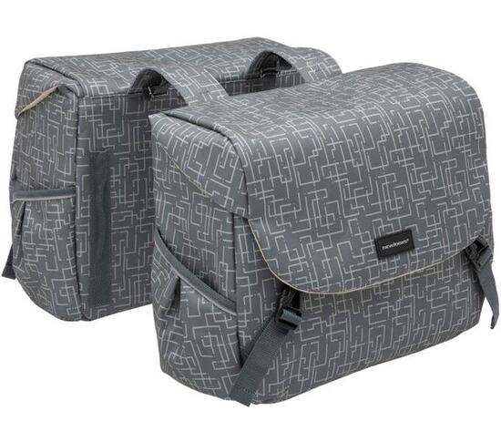 Dubbele fietstas Mondi Joy Double Ivy, Grey