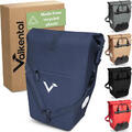Valkental - Sacoche de Vélo Recyclée 3en1 - Haute Qualité & Durable - 23 L - Adaptée comme