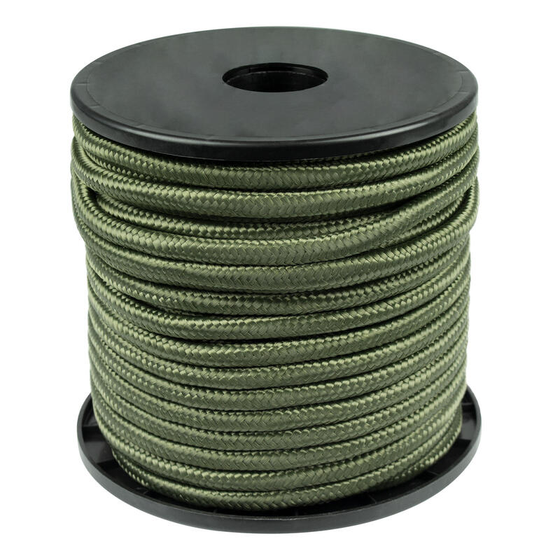 Paracord Campingtouw | Universele Touwrol | 9 mm Dikte / 30 m Lengte | Olijf