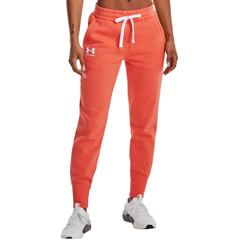 Pantaloni sport femei Rival Fleece Portocaliu