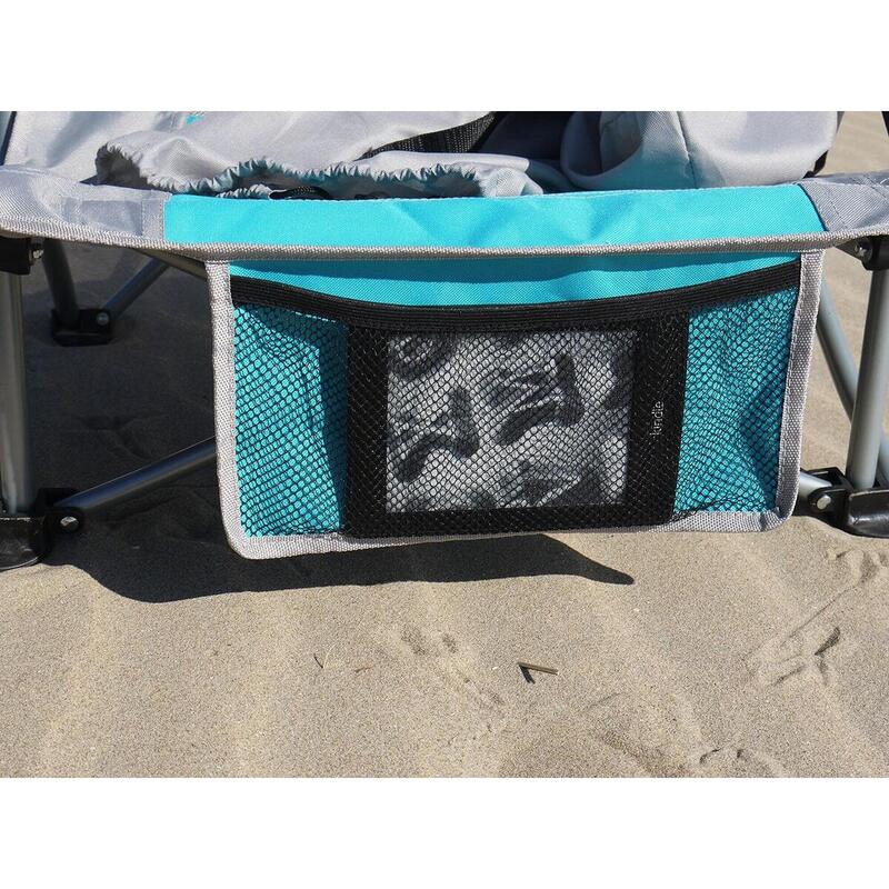 Krzesło plażowe składane Beach, do 136 kg, leżak z torbą transportową