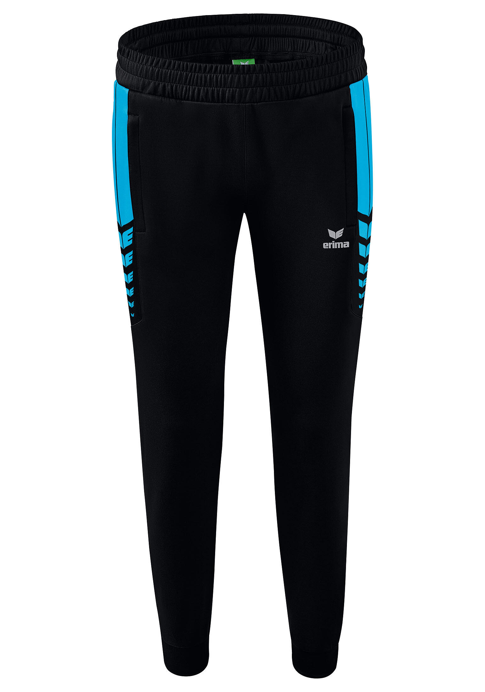 565 Erima Six Wings pantalon d'entraînement noir/curacao 4/5