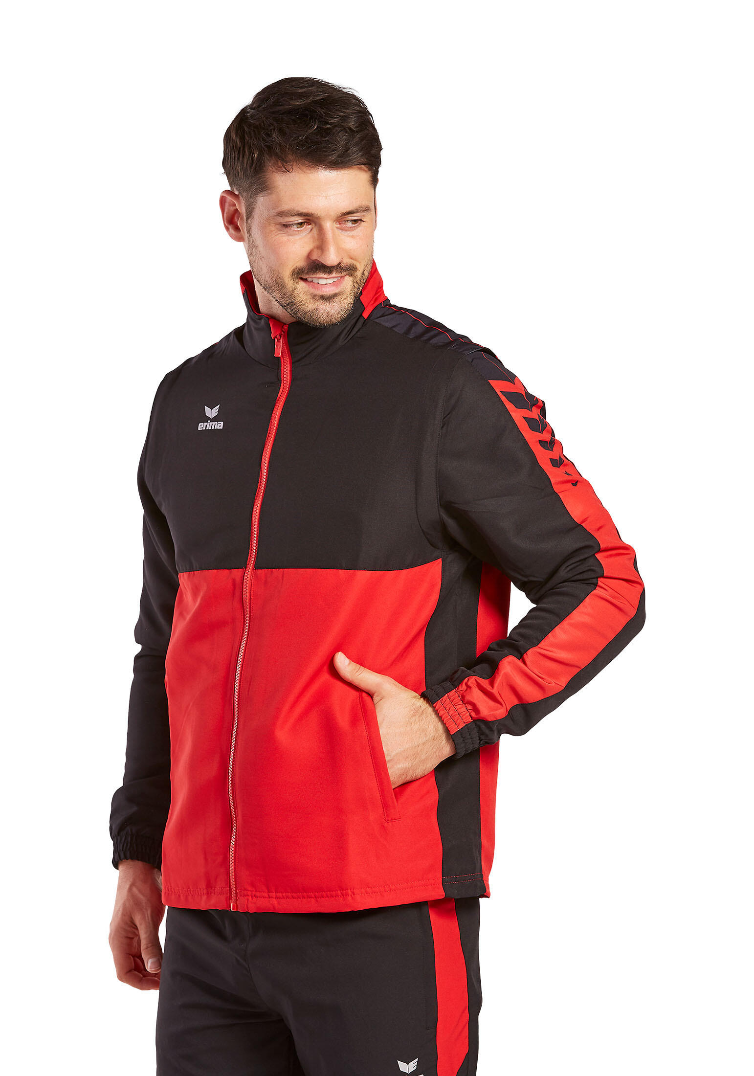 Veste de survêtement manches amovibles Erima Six Wings 2/7