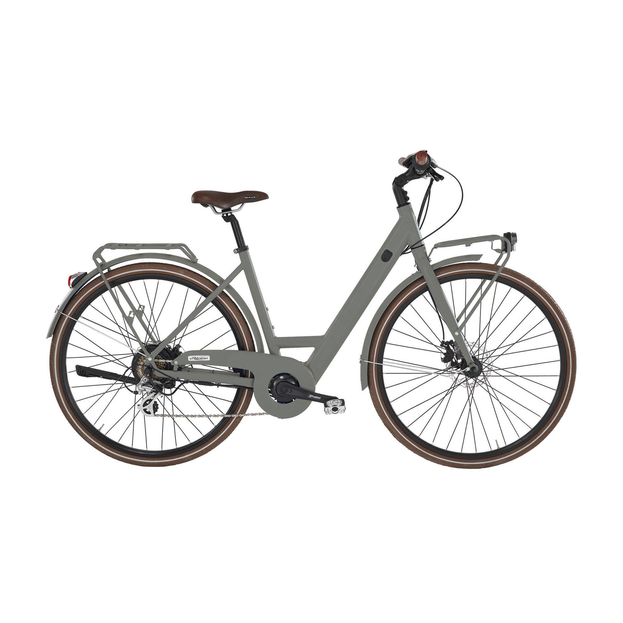 Alpina Bike - Velo Electrique I1 Trk 28 Aris Lady Gris - Vélo Ville - Gris - 40 M - Decathlon