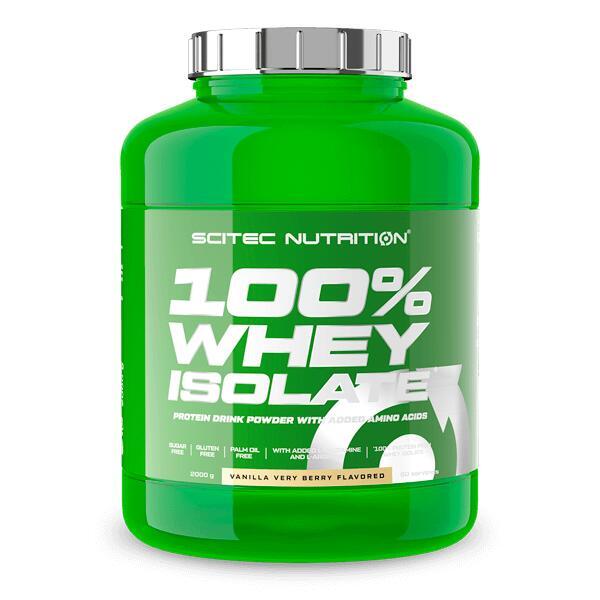 100% Whey Isolate - 2000g Vainilla Very Berry de Scitec Nutrition