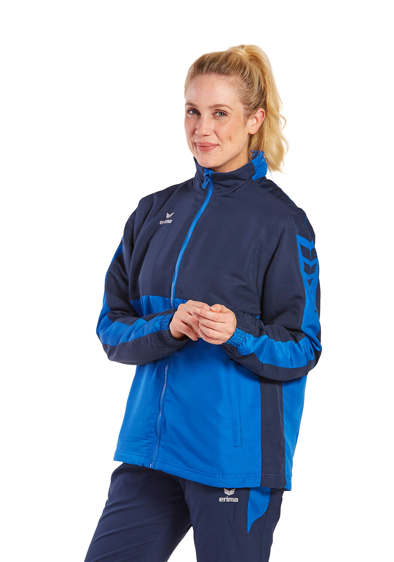 ERIMA Unisex Erwachsene Jacke mit abnehmbaren ärmeln Six Wings