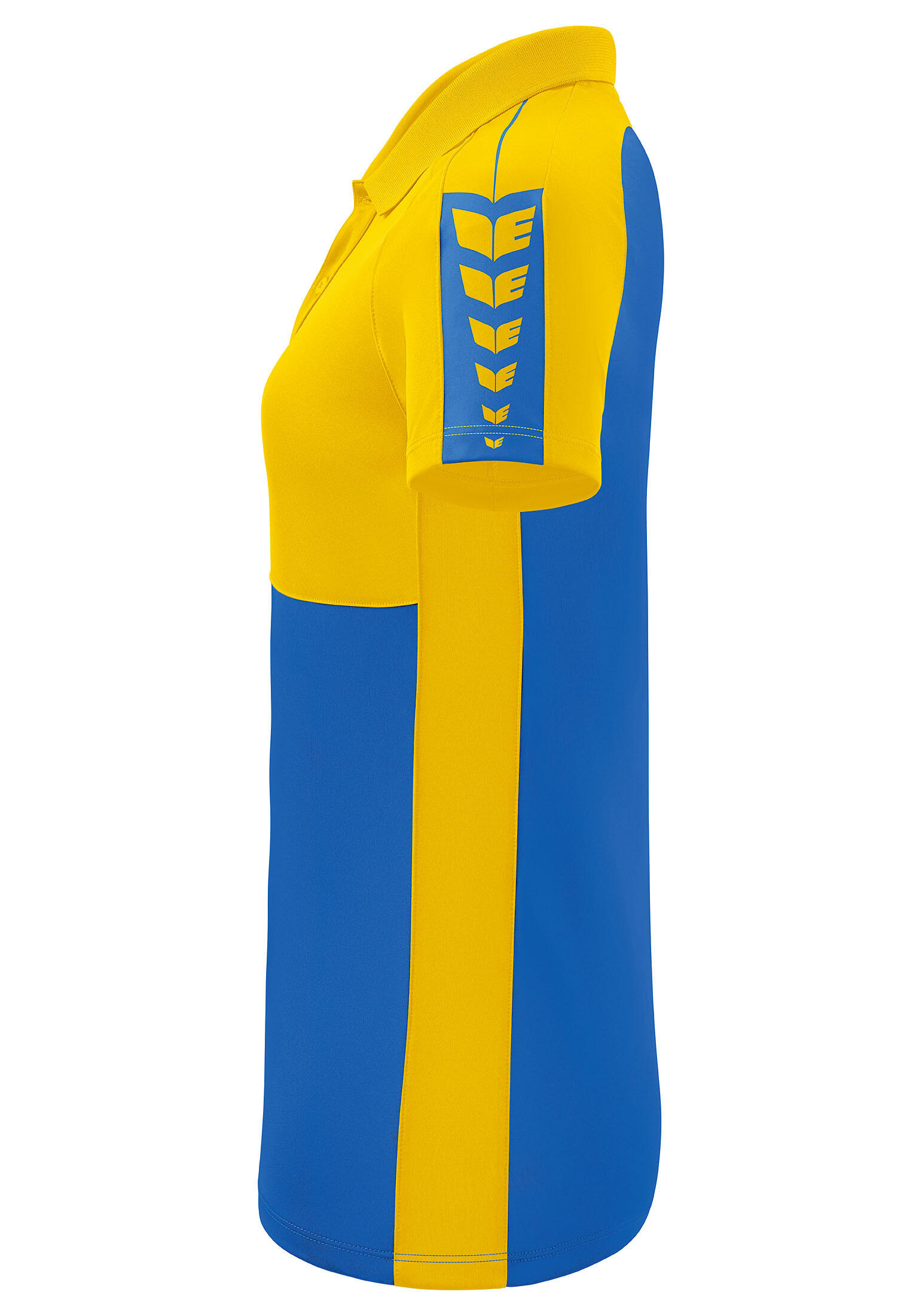Polo Erima Six Wings New Royal/Jaune 6/6