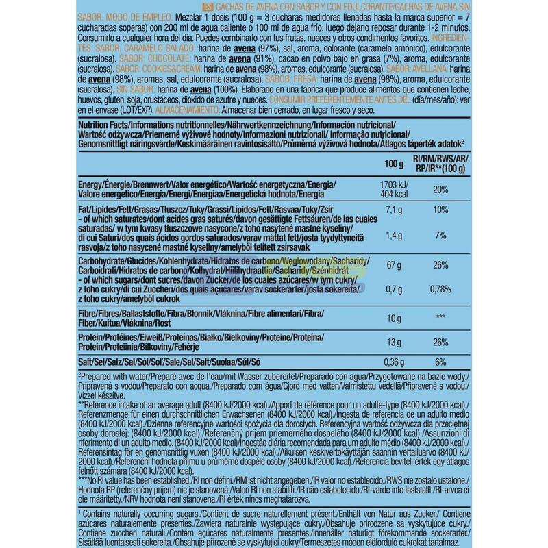 Farine d'avoine - Instant Oats - Chocolat 1000g