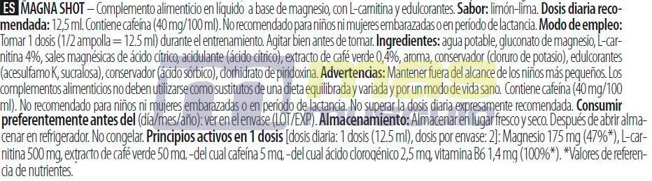 Magnésium - Magna Shot - Citron et Citron Vert Pack de 20 4/4