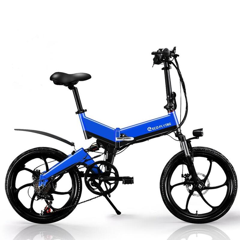 bicicleta elétrica dobrável F501 250W-36V-10Ah (360Wh) - roda 20"