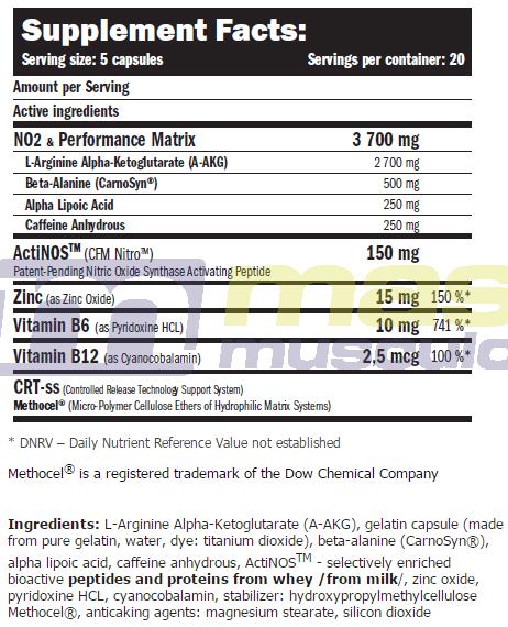 Hell's NO2 - 100 Kapseln Amix Muscle Core 4/4
