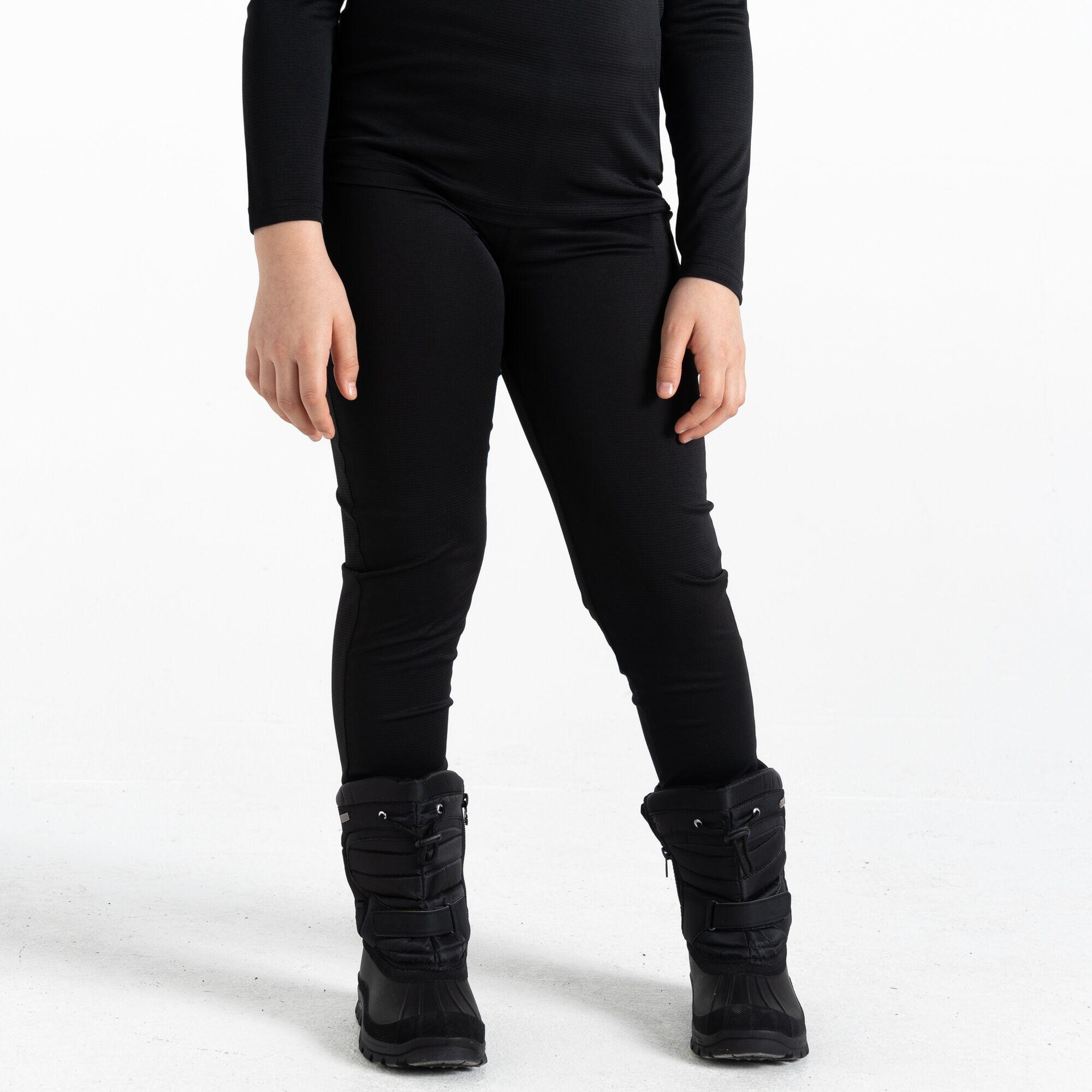 Camiseta térmica manga larga senderismo niño Dare 2b Elate II, negro 3/5