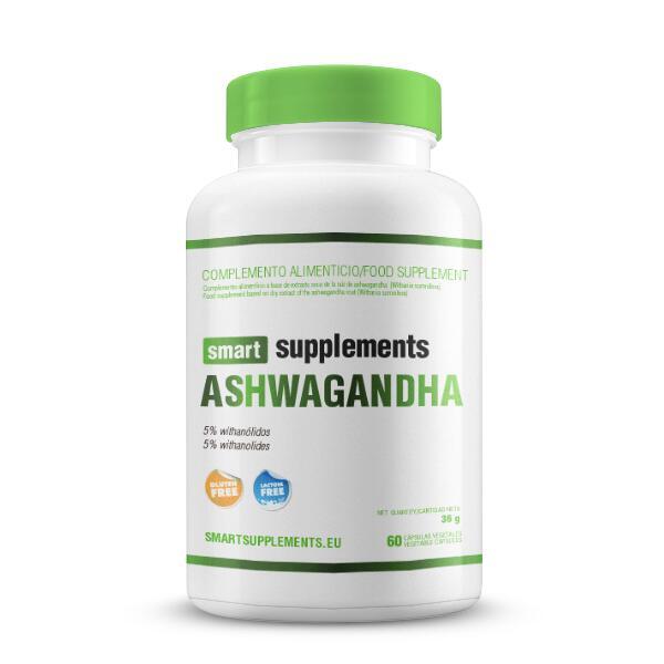 Ashwagandha - 60 Cápsulas Vegetales de Smart Supplements