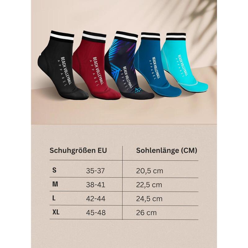 Schützende Neoprensocken für Beachvolleyball Beachsocken