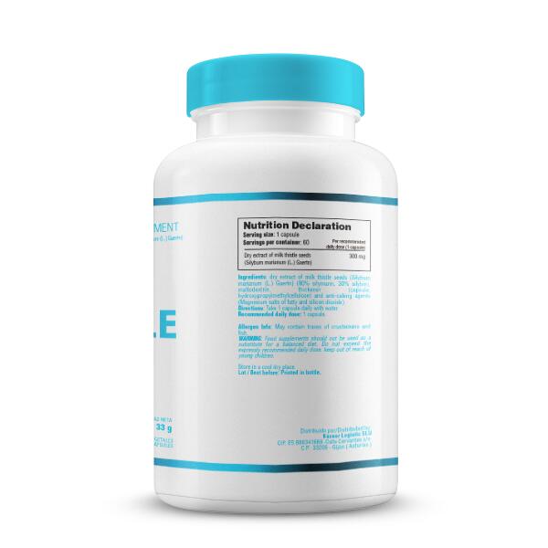 Mariadistel (Silymarine) 300 mg - 60 plantaardige capsules Smart Supplements 2/5