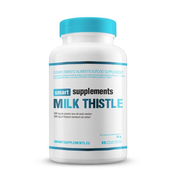 Silimarina (Milk Thistle) - 60 Cápsulas Vegetales de Smart Supplements