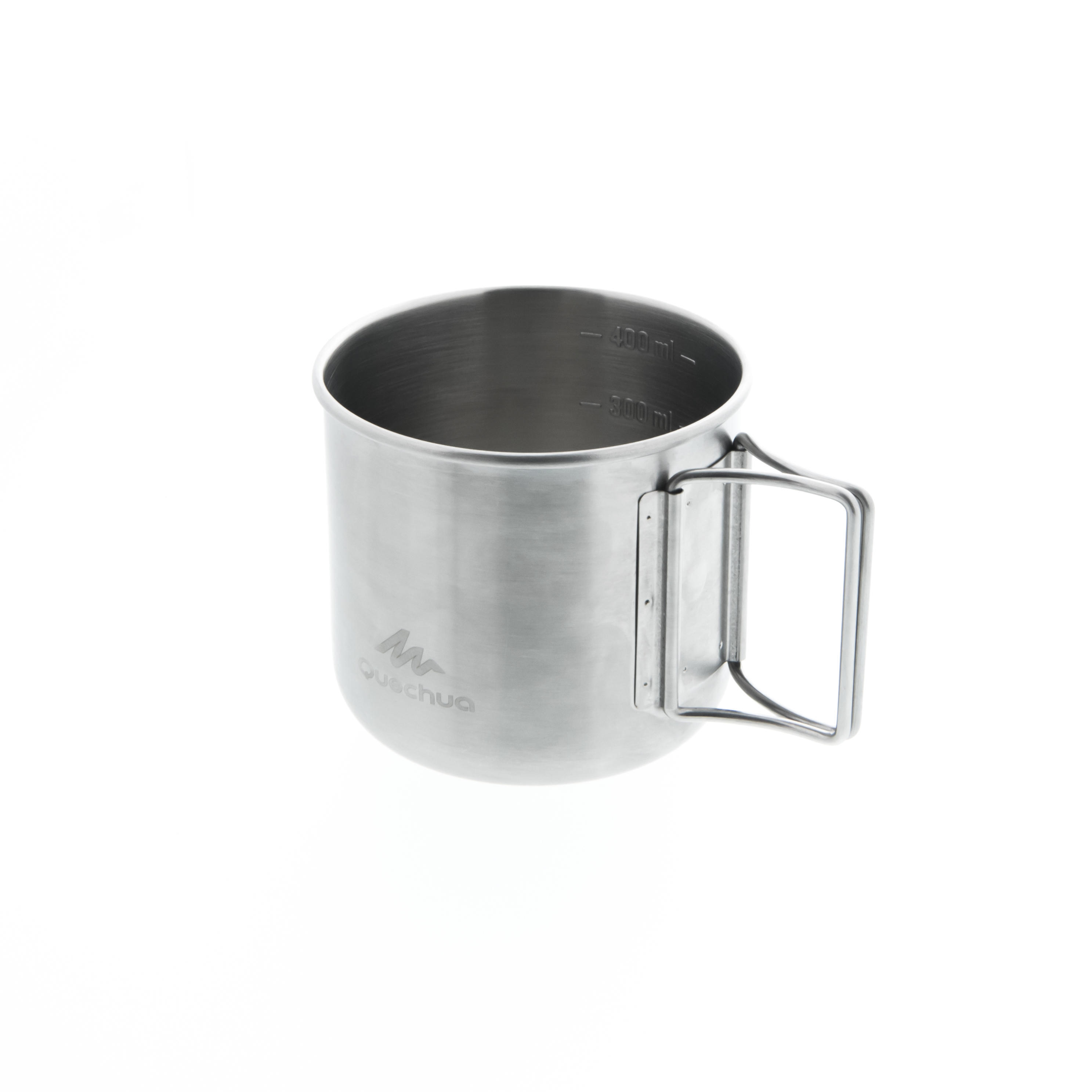 QUECHUA Seconde vie - Tasse 500 acier inox 0,4L, pour la randonnée et le... - EXCELLENT