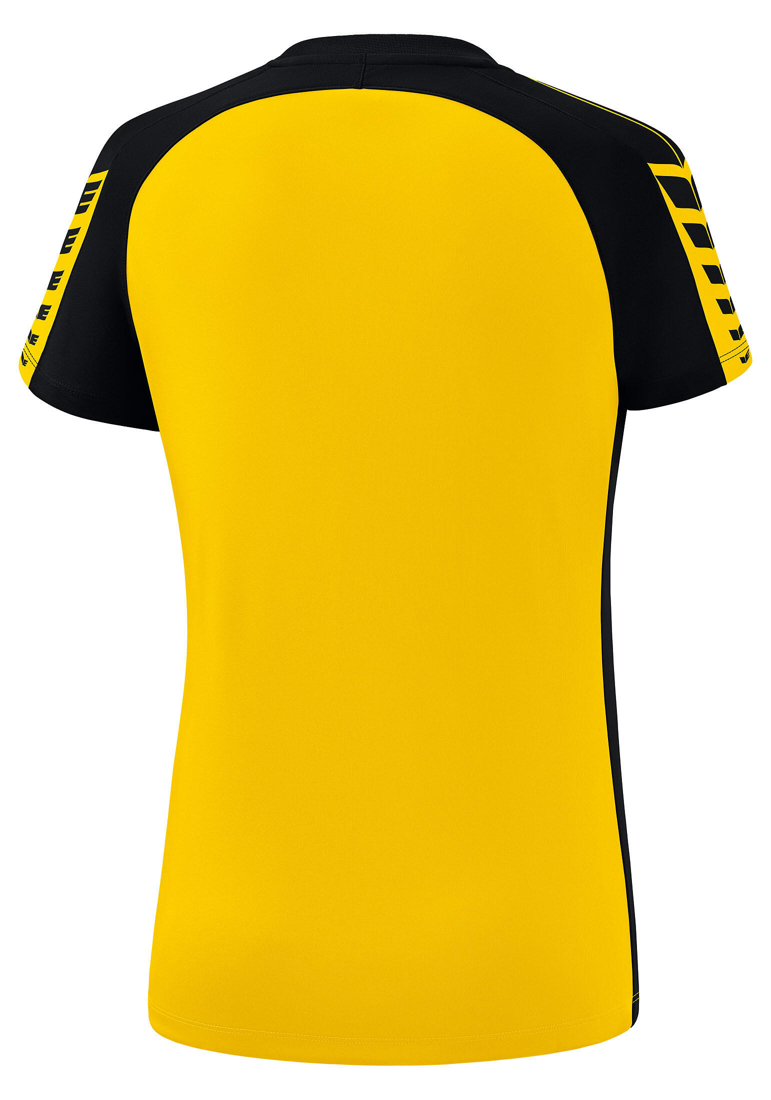 Erima Six Wings T-shirt geel/zwart - korte mouw 5/6
