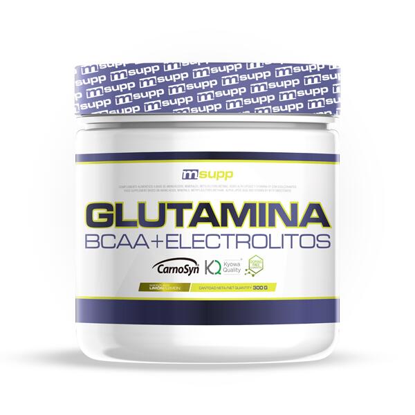 Glutamina + BCAA + Electrolitos 300g Limon de MM Supplements Decathlon