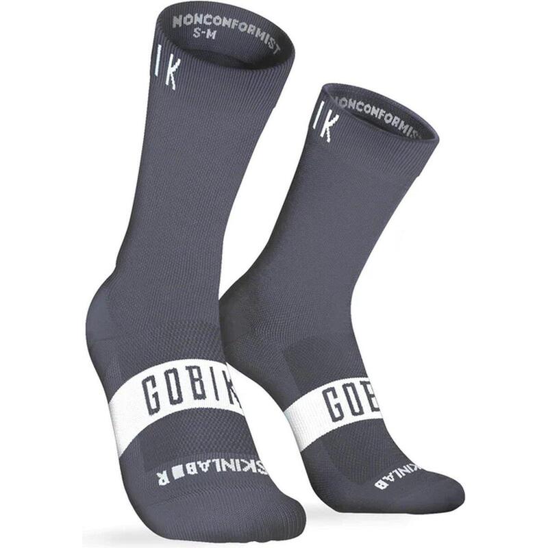 Chaussettes de Cyclisme Gobik Pure Slate Gray - L/XL (43-46)